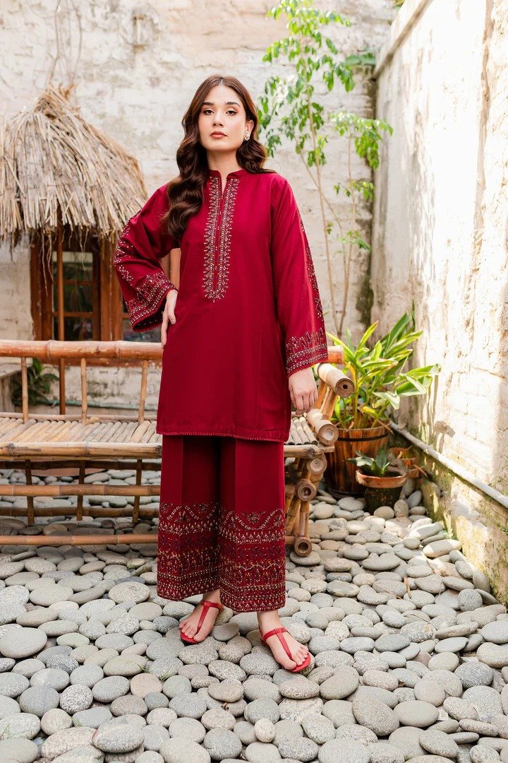 STITCHED 2 piece DRESS FA- 197